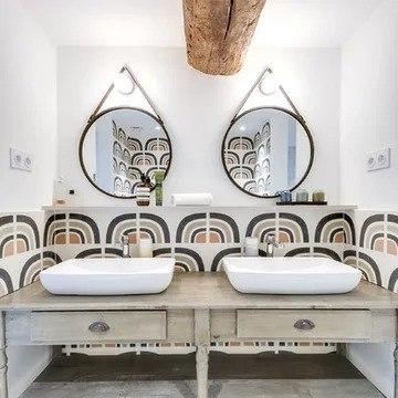 Rénovation salle de bain double vasque